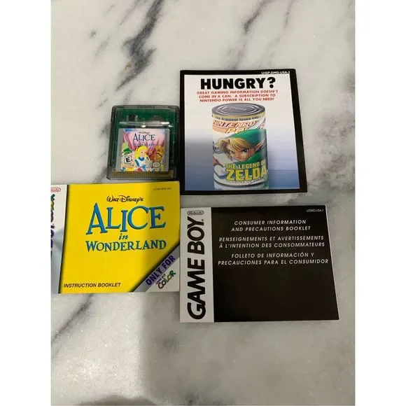 Walt Disney's Alice in Wonderland (Nintendo Game Boy Color, 2000 - Picture 3 of 6
